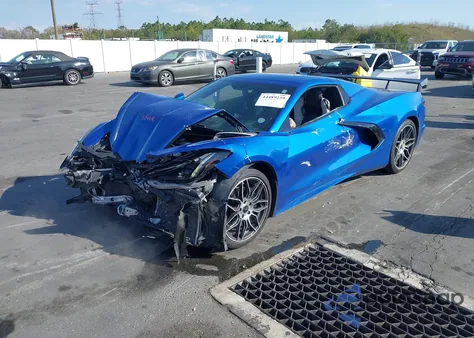 2021 Chevrolet Corvette Stingray Rwd 2Lt z USA, uszkodzony, nr VIN 1G1YB3D46M5100505